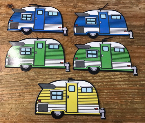 Camping trailer christmas tree - camping,
