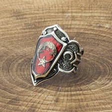 925 Sterling Silver Red