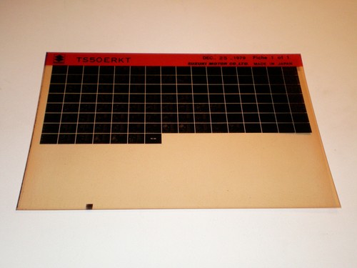 Microfiche replacement parts - replacement,