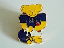Marie Curie pin badge American