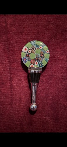 Millefiori green reusable - green, wine