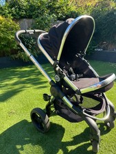 iCandy Peach Black Magic Double Twin Pushchair bundle, includes bassinet 