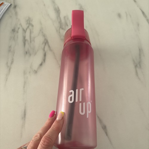 Air water bottle 650ml pink - up,