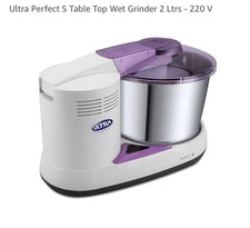 Ultra Perfect S Table Top Wet Grinder 2 LTRS - 220 V Stainless Steel