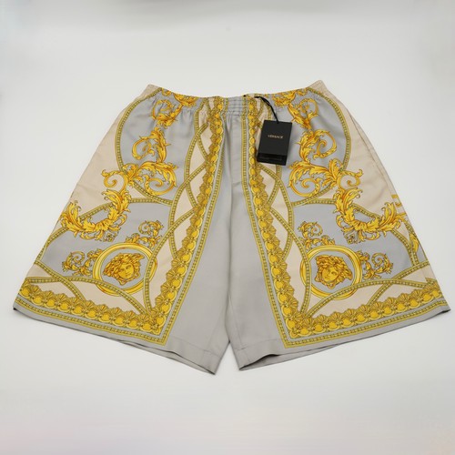 Versace silk shorts twill mens - silk,