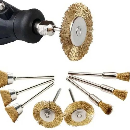 9pcs rotary brass wire - 9pcs,