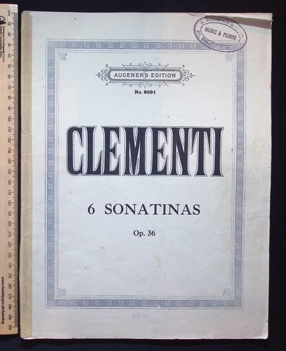 Clementi sonatinas op - 6, 36