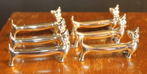 French cat knife rests - french,