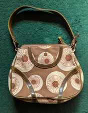 Beautiful Vintage Canvas and Leather Billy Bag Handbag