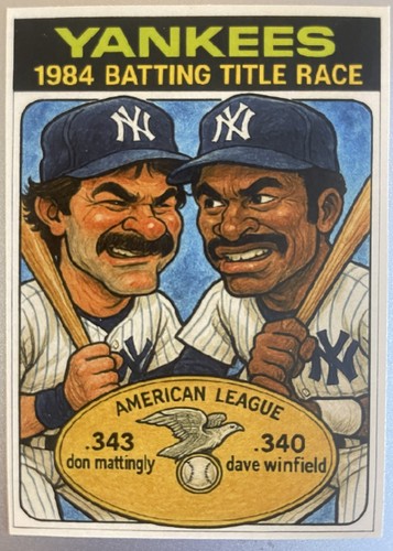 Yankees caricatures custom - yankees,