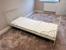 IKEA White Minnen Extendable