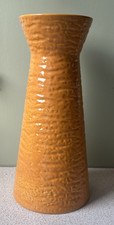 Rare Vintage Mid Century Royal Norfolk Vase "Apollo 11" In Acid Orange