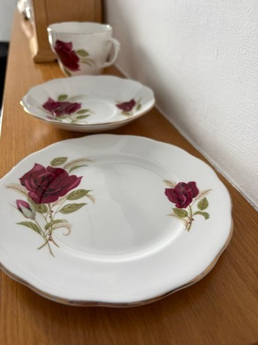 Royal stafford bone china trio - bone,