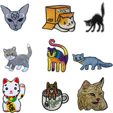 Cat Kitty Cute Iron On Patch