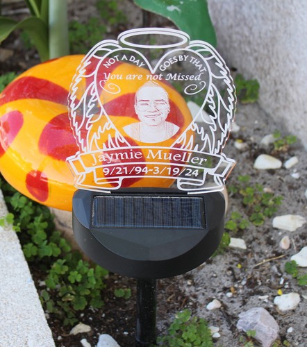 Grave marker solar - solar, with