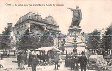 R549282 Gand La Statue Jacq Van Artevelde et le Marche du Vendredi De Grave No 1