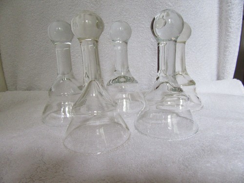 Hand blown glass stirrup cups - blown,