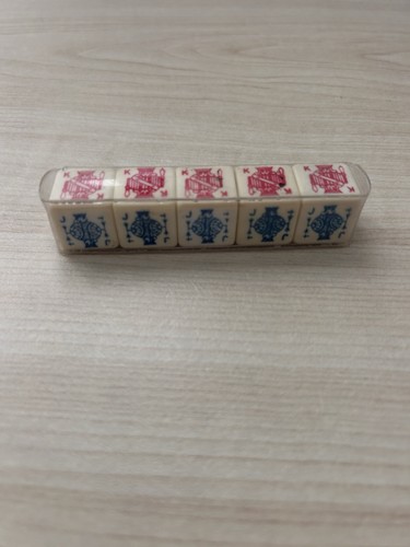 Vintage poker dice set - poker,