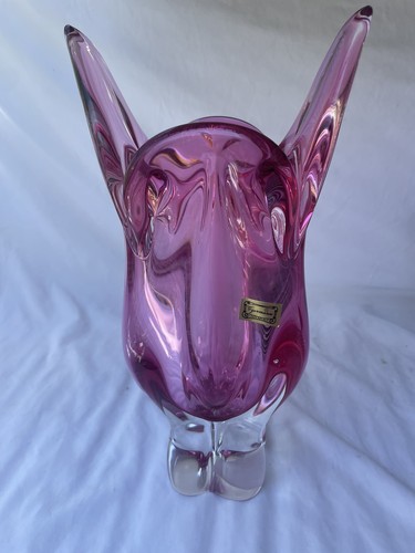 Egermann czech art glass vase - egermann,