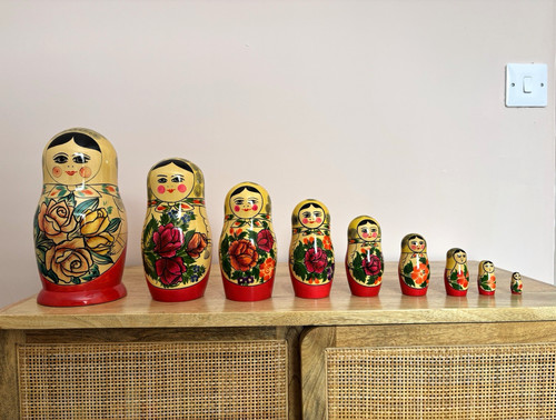 Hand painted russian - hand-painted,