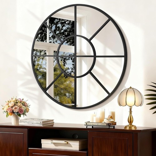 Round mirror wall mounted - mirror,