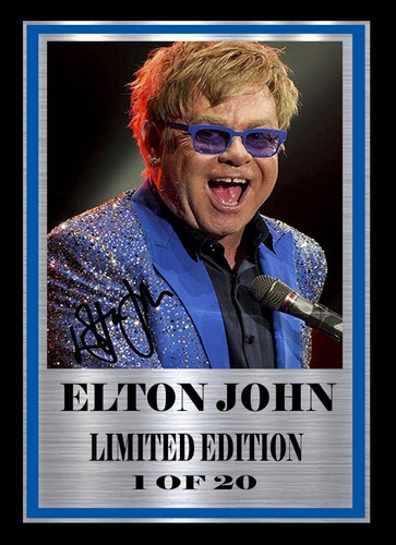 Elton john signed limited - john,