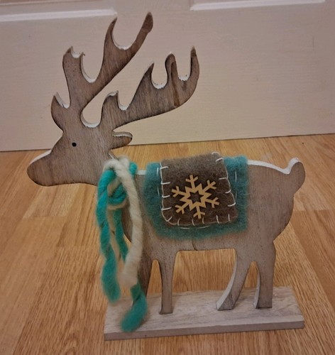 New wooden reindeer - stag, with