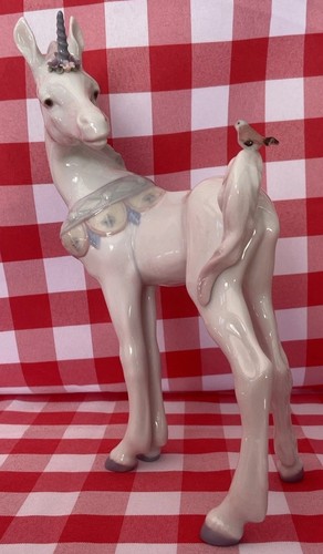 Lladro unicorn and - and, friend