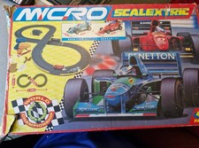 Micro Scalextric F1 World Championship, Boxed, Ferrari and Beniton Cars, 