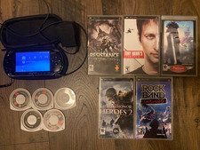 Sony PSP 2000 Console + 10 games, Charger Grand Theft Auto Tony Hawks Project 8