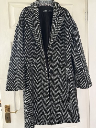 Zara herringbone long oversize - long,