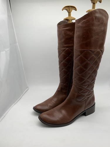 Lucini quilted leather boots - quilted,