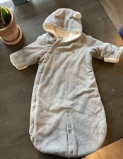 Baby gap gray fleece sherpa - gap,