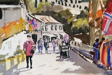 ORIGINAL watercolour Norway