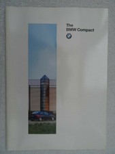 BMW 3-Series Compact Saloon Brochure 1996: 316i,318tds,318ti. Colour & Trims.