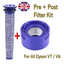 For Dyson V8 V7 Animal Absolute Cordless Vacuum Pre Post HEPA Motor Filter Kit