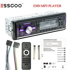 Single 1 DIN Car Radio Stereo