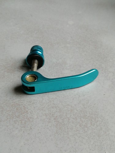 Vintage seatpost clamp - ,, blue