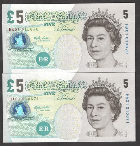 Lowther consecutive pair - £5,