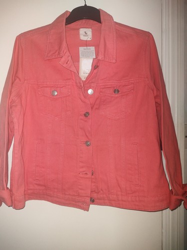 Cotton denim pockets jacket - denim,
