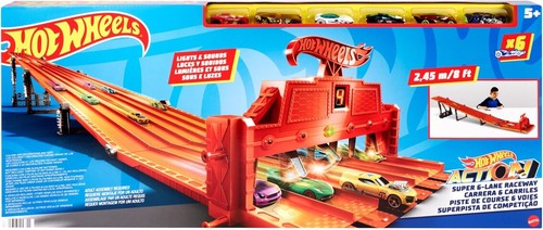 Toy car track - with, lights