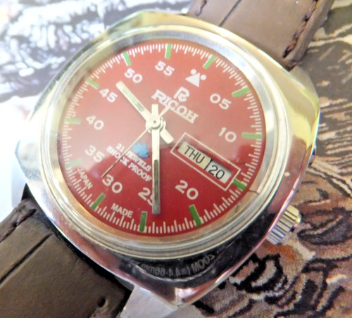 Ricoh red fieldman dial 35mm - dial,