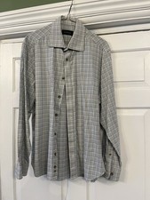Viyella Men's Long Sleeve Brushed Cotton Check Shirt Size 16.5 “