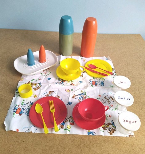 Vintage toy children - children's, picnic
