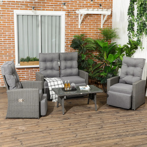 Rattan garden sofa coffee - garden,