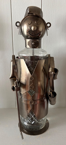 Vintage novelty metal statue - novelty,