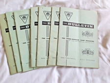 The Morgan 3Wheeler Club Jan – Aug 1969 Monthly 8 BULLETIN MAGAZINES Sale Price