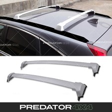 SILVER FULL LENGTH LUGGAGE ROOF CROSS BARS KIT FOR HONDA CRV CR-V MK5 17-21