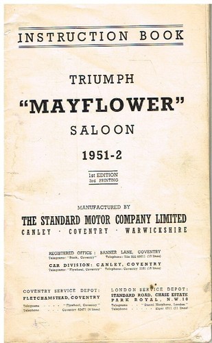 Triumph mayflower litre - triumph, 1.25