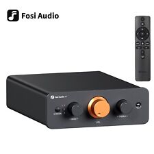 Fosi Audio P4 Mini Preamplifier W/3 Inputs Gain Adjustable Bass & Treble Control